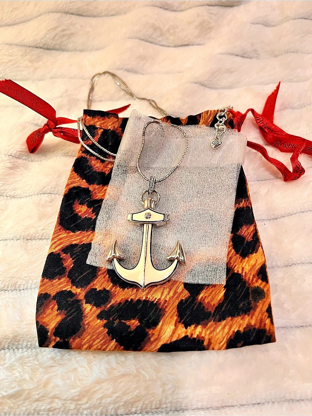 Brighton Anchor Pendant Necklace Like New